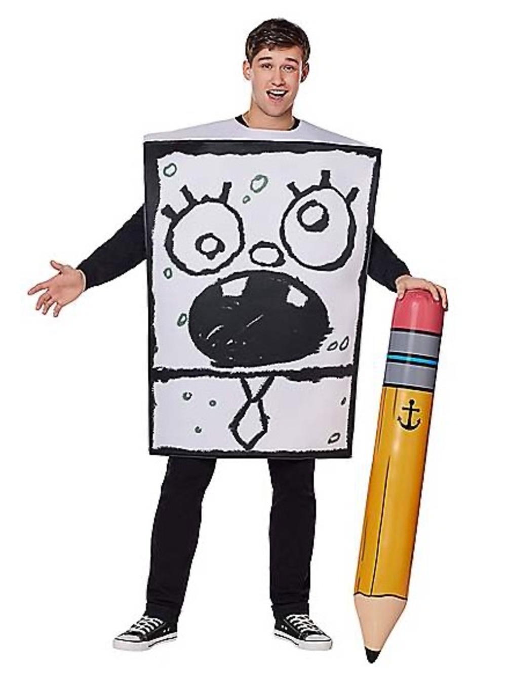 Spirit Halloween Adult SpongeBob SquarePants DoodleBob Costume one size unisex